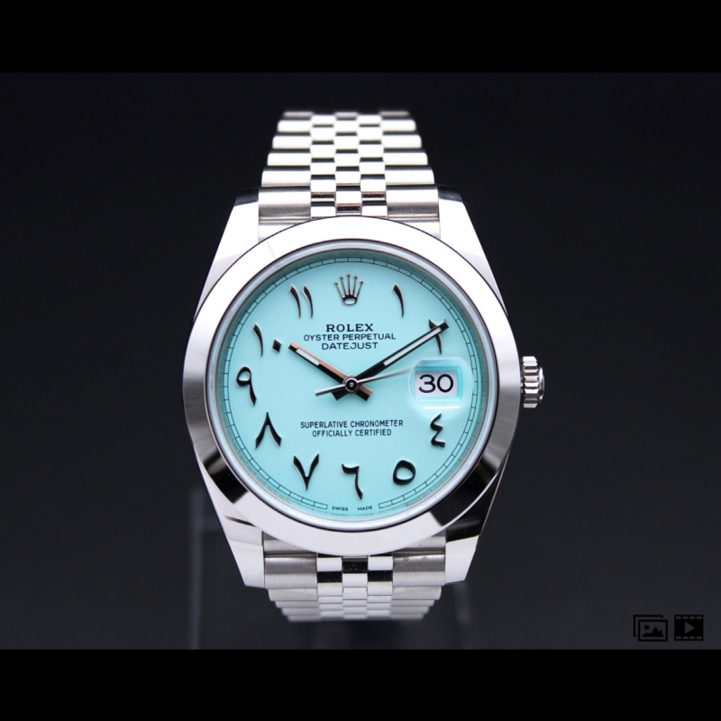 Datejust Aftermarket "Tiffany" Arabic Dial 41mm
