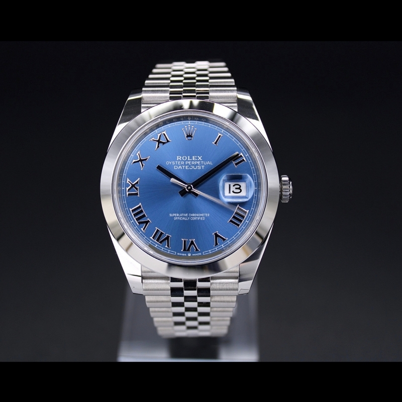 Datejust 41mm Blue Roman Dial