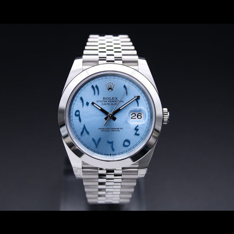 Datejust 41 "Arabic" Ice Blue Dial