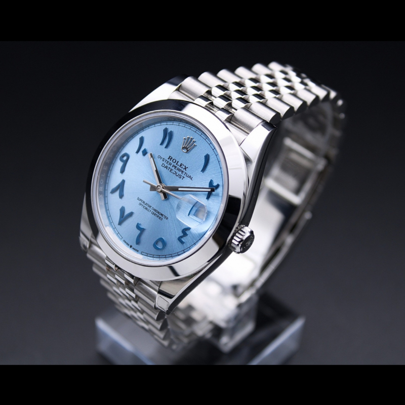 Datejust 41 "Arabic" Ice Blue Dial