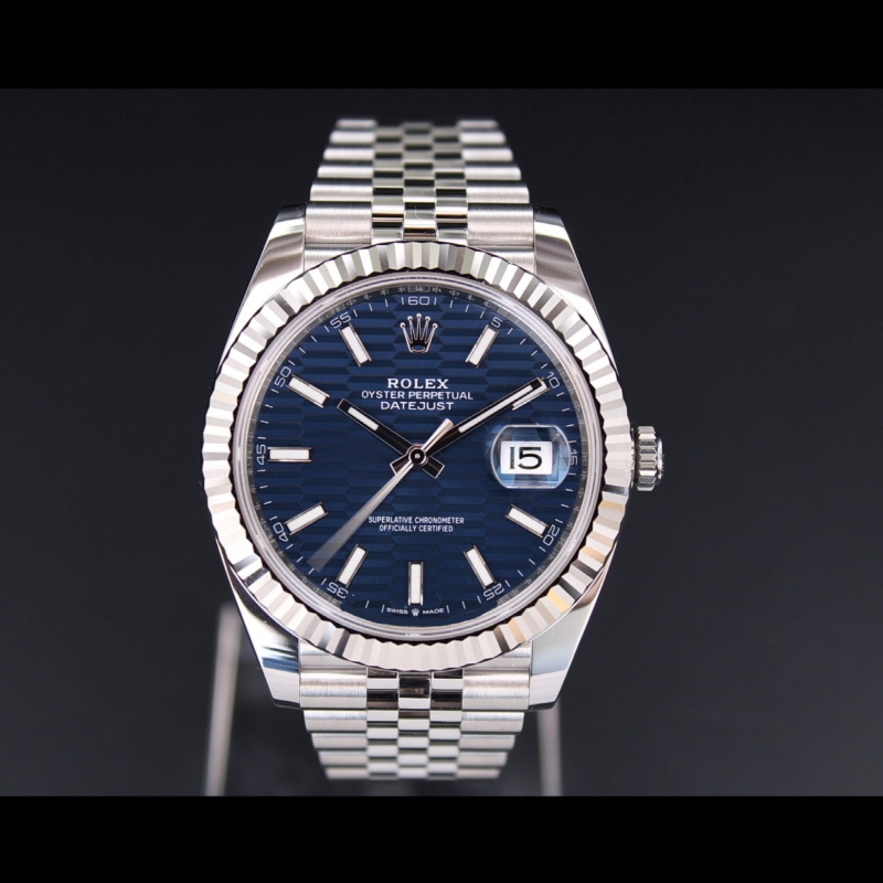 Datejust 41mm Blue Motif Dial