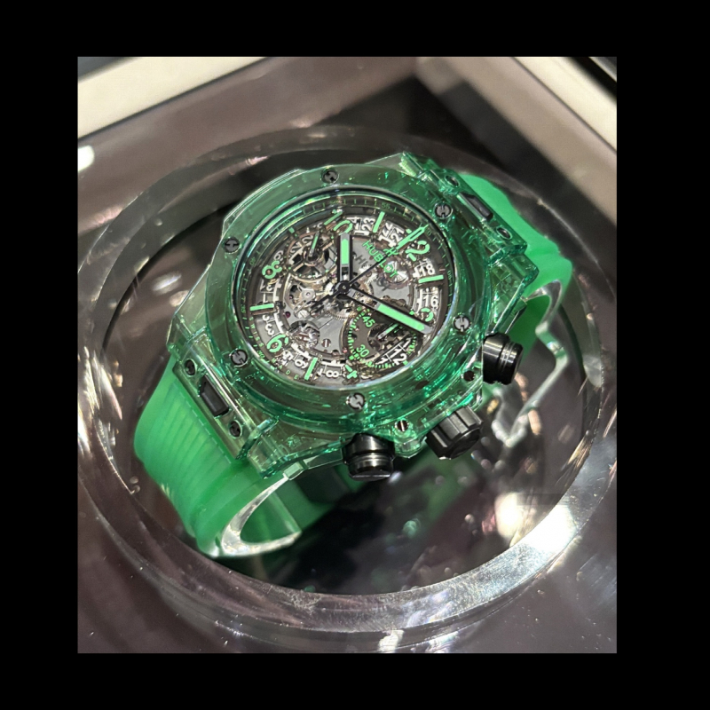 Big Bang Unico Green Saxem Sapphire
