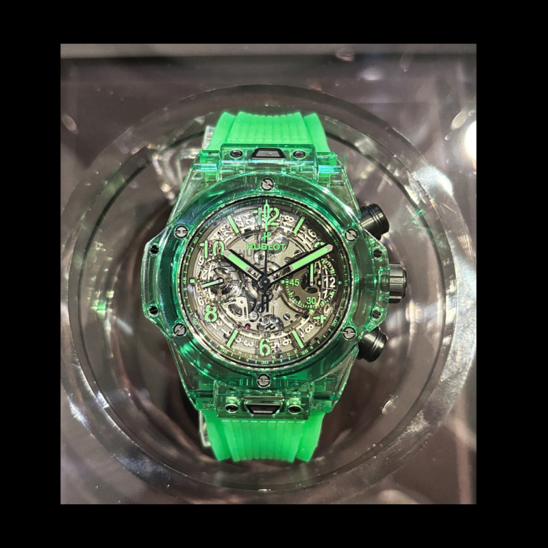 Big Bang Unico Green Saxem Sapphire