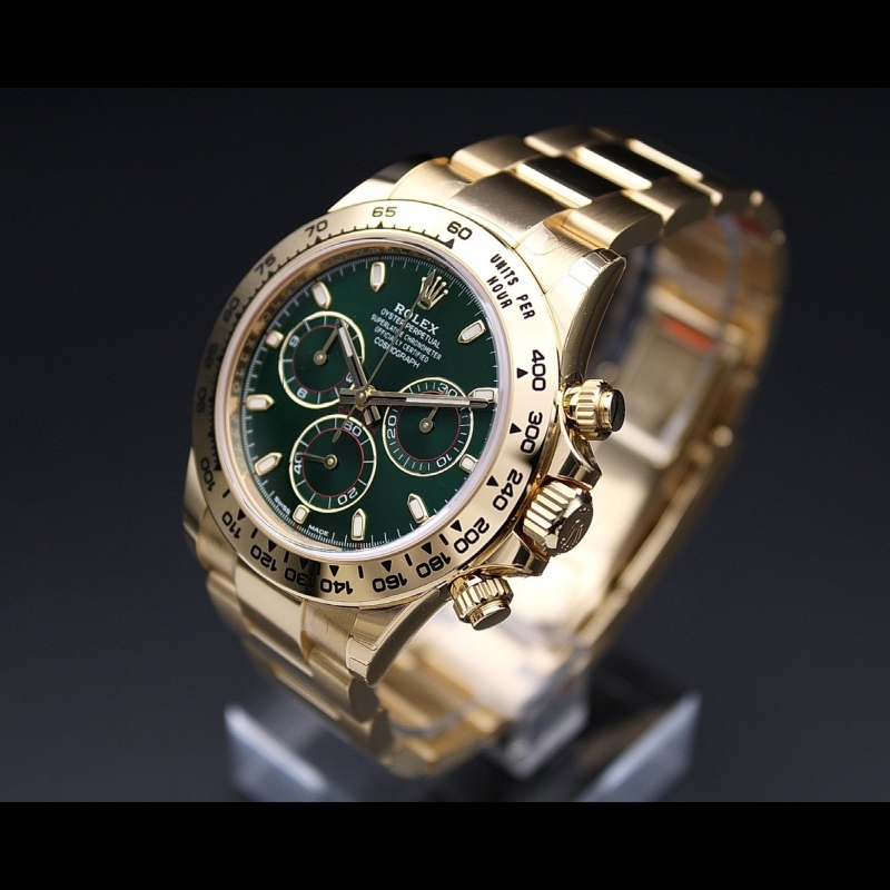 Daytona Yellow Gold Green Dial