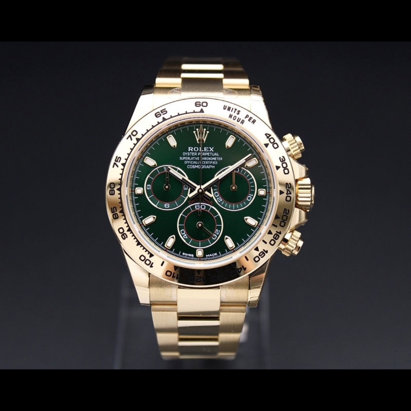 Daytona Yellow Gold Green Dial